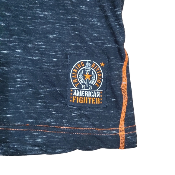 AMERICAN FIGHTER Shirt Training UFC MMA Gym Workout Activewear - Picture 4 of 8